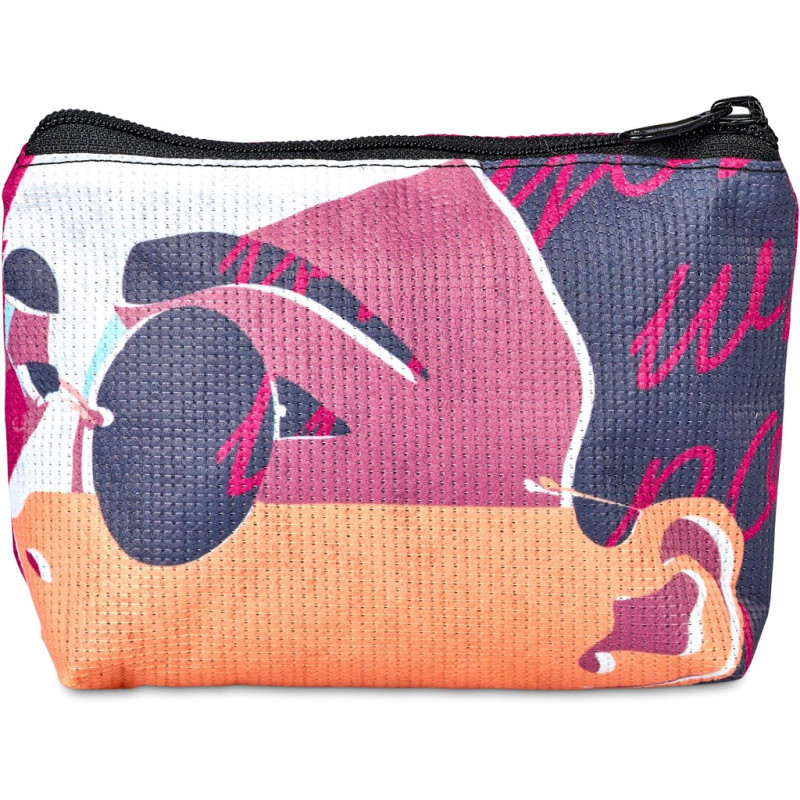 Pre-Production Sample Hoppla Recycled PET Stitch-Bond Mini Toiletry Bag