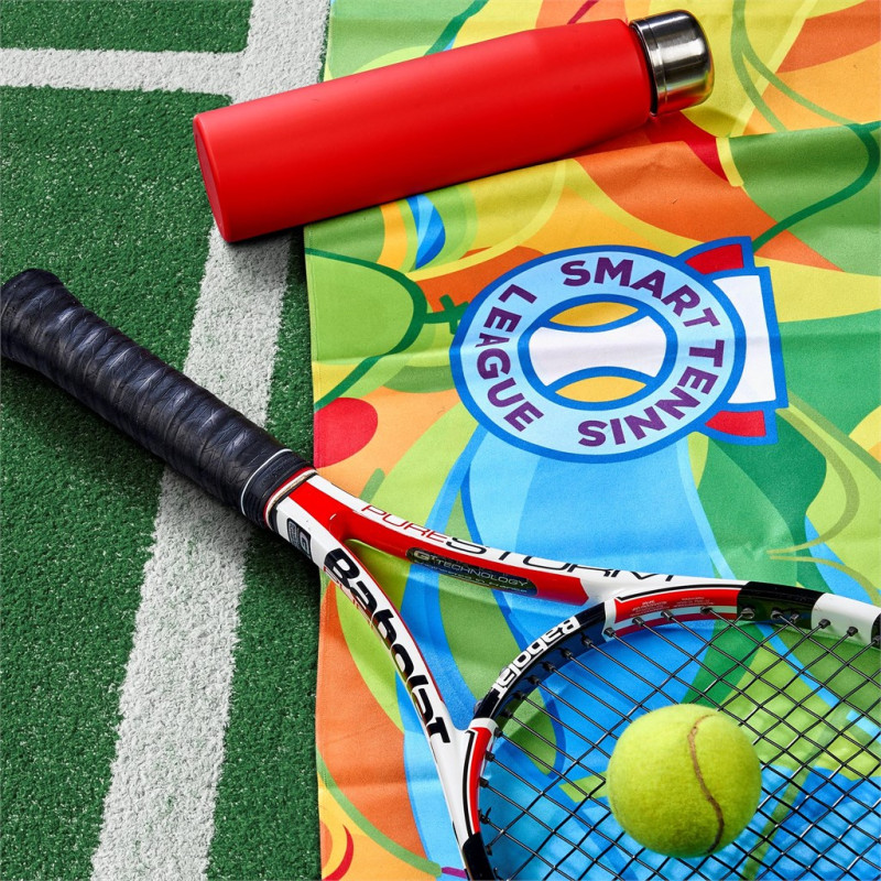 Pre-Production Sample Hoppla Relay Sports Towel - Double-Sided Branding