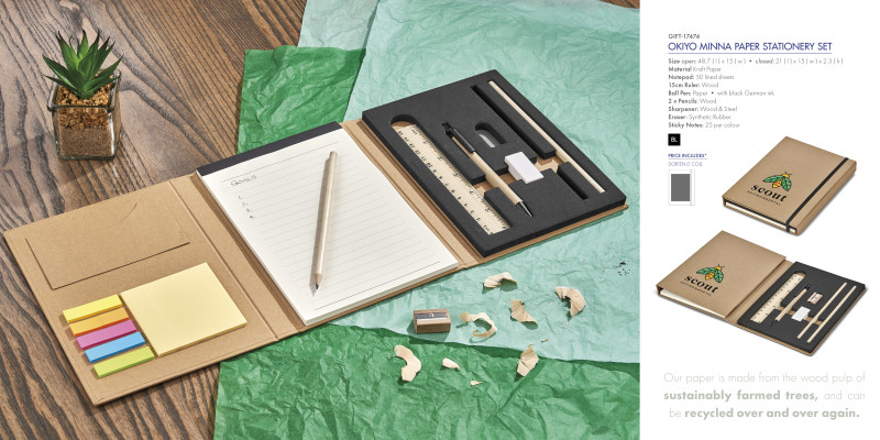 Okiyo Minna Paper Stationery Set