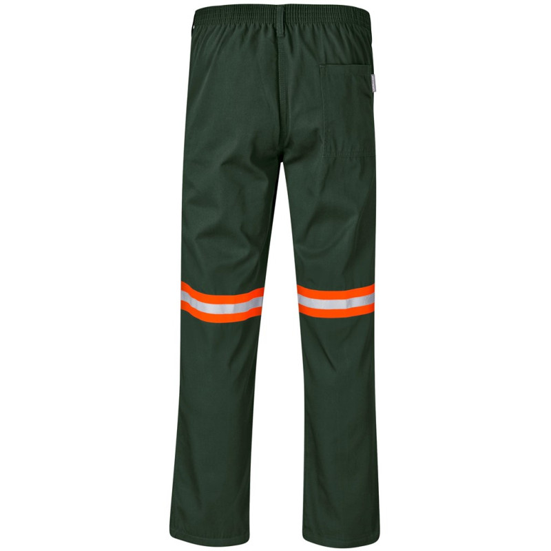 Site Premium Polycotton Pants - Reflective Legs - Orange Tape
