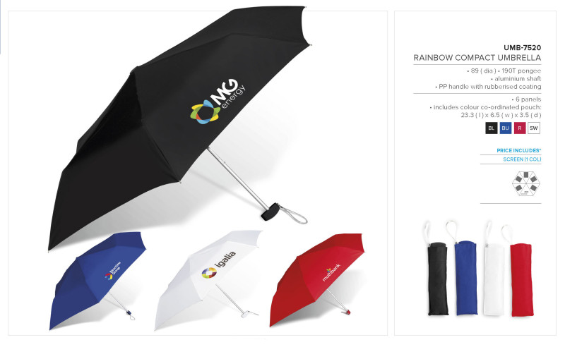 Rainbow Compact Umbrella