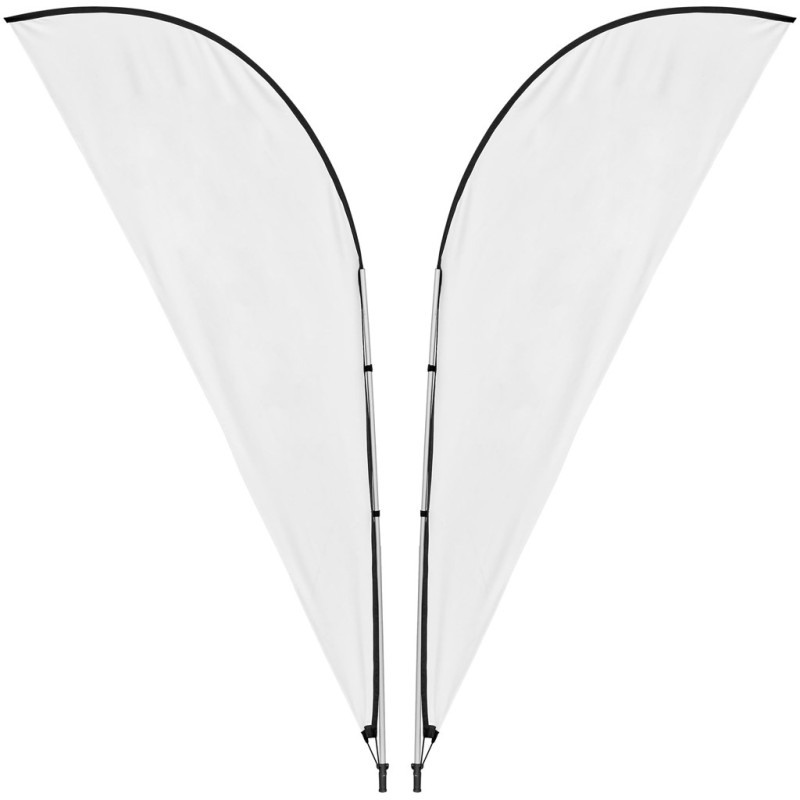 Legend 3M Sublimated Sharkfin Double-Sided Flying Banner - 1 complete unit