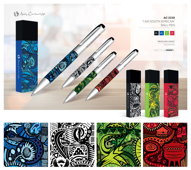 Andy Cartwright 'I Am South African' Ball Pen