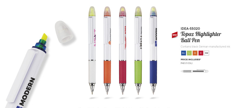 Altitude Topaz Highlighter Ball Pen