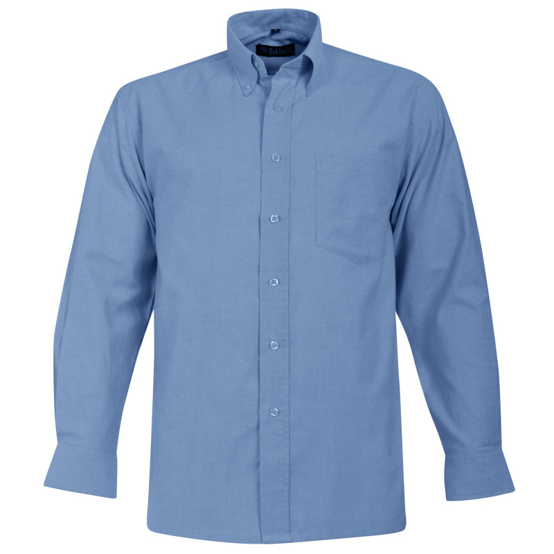 Prime Woven Shirt Long Sleeve - Vista blue - While Stocks Last