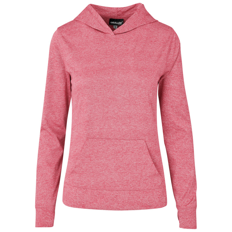 Ladies Fitness Lightweight Hooded Sweater