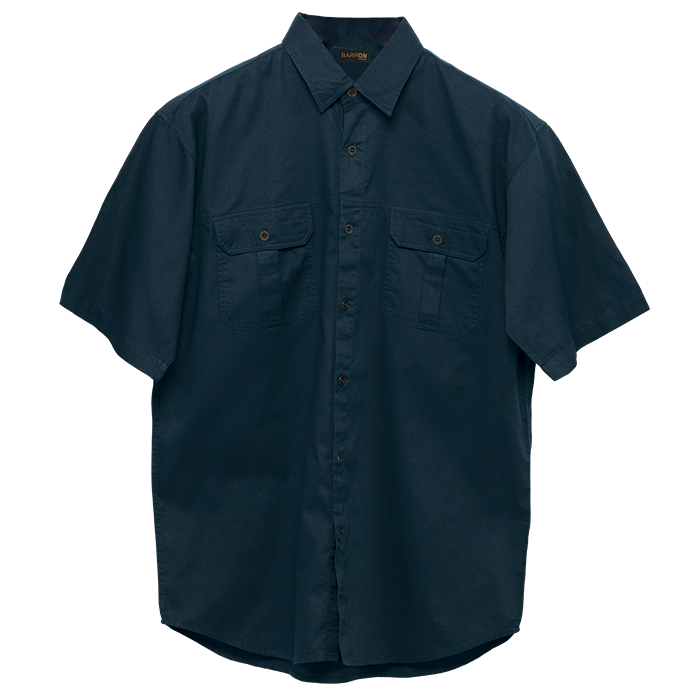 Plain Bush Shirt Mens