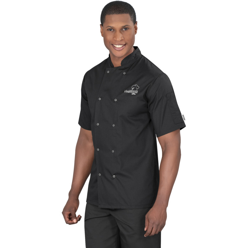 Unisex Short Sleeve Zest Chef Jacket