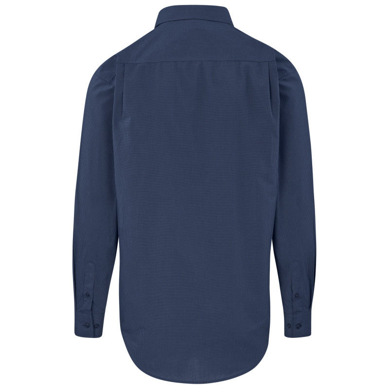 Mens Long Sleeve Micro Check Shirt