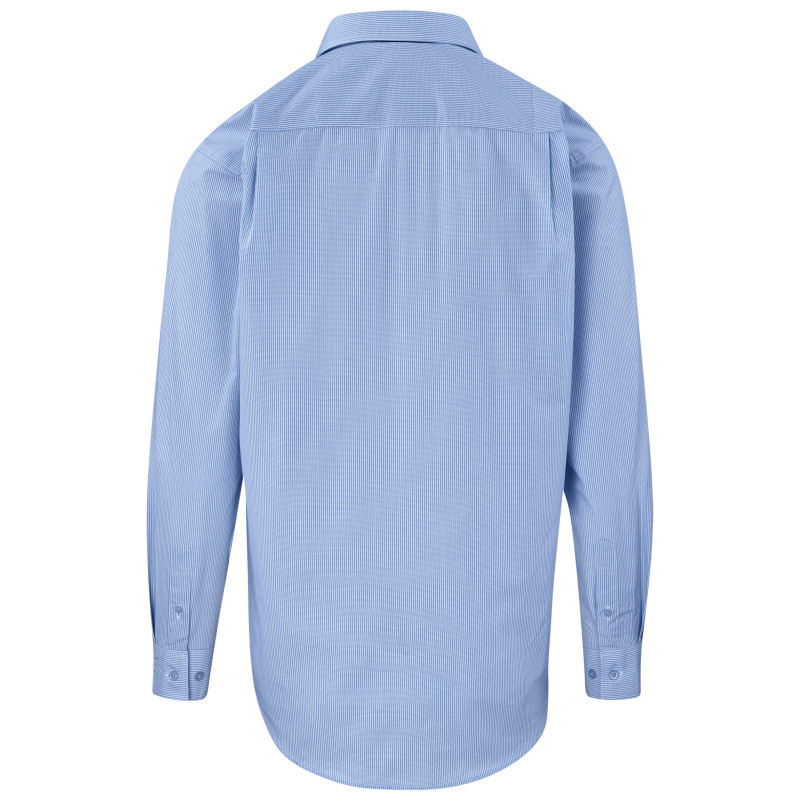 Mens Long Sleeve Micro Check Shirt