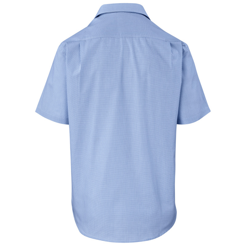 Mens Short Sleeve Micro Check Shirt