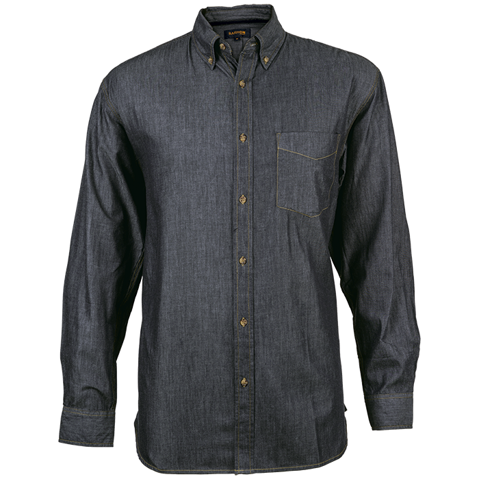 Denver Denim Shirt Long Sleeve Mens
