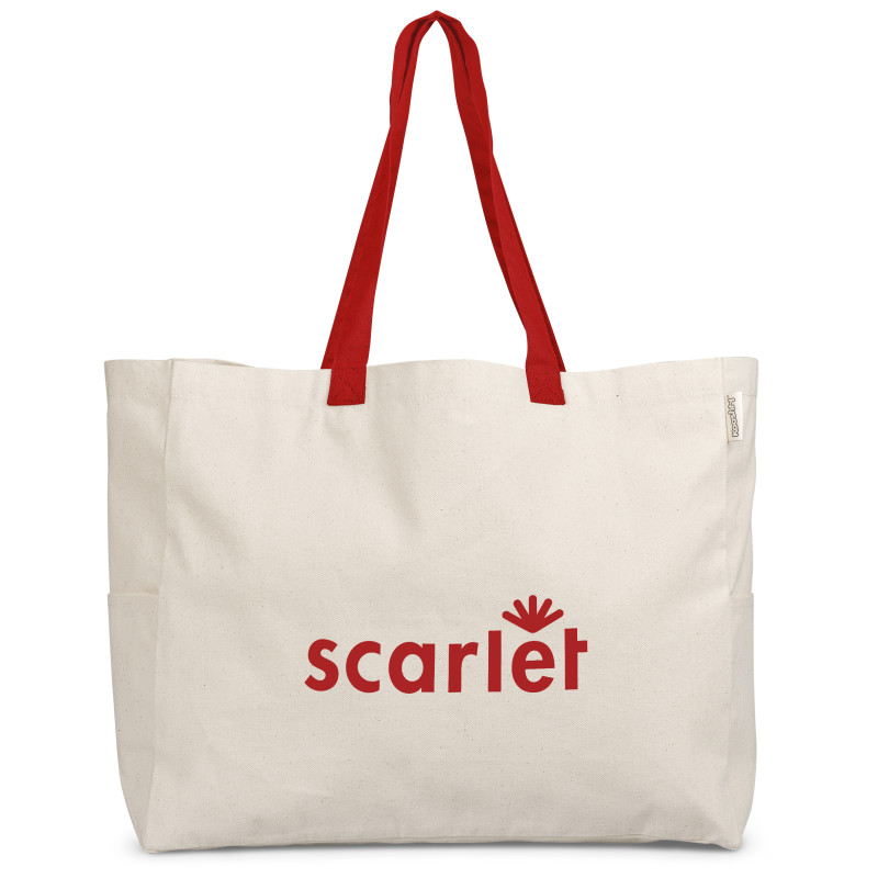 Kooshty Barbados Large Cotton Beach Bag