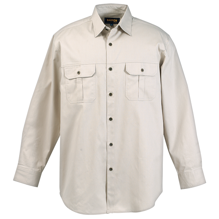 Bush Shirt Long Sleeve Mens