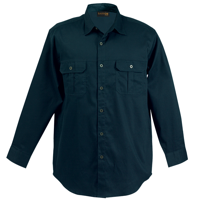 Bush Shirt Long Sleeve Mens