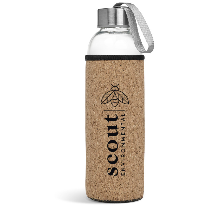 Kooshty Kork Glass Water Bottle - 500ml