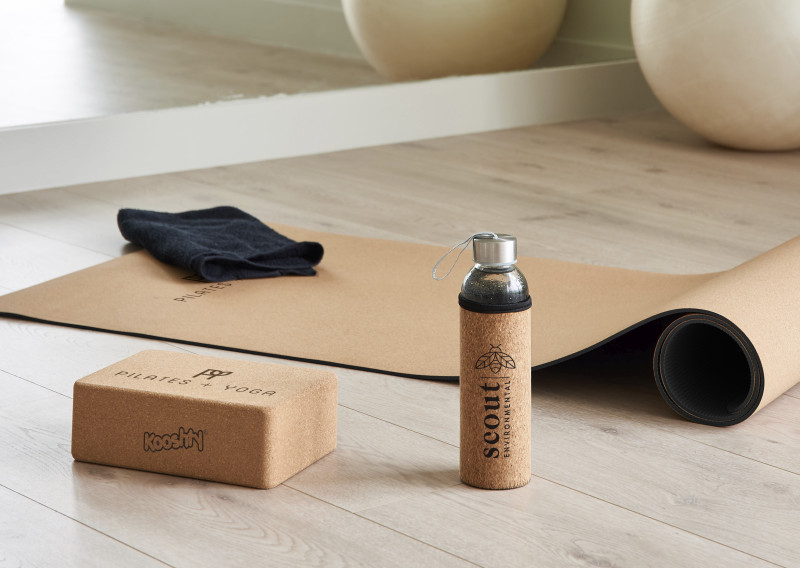 Kooshty Kork Glass Water Bottle - 500ml