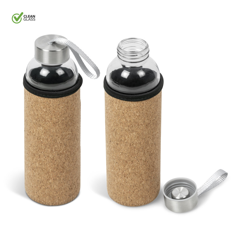 Kooshty Kork Glass Water Bottle - 500ml