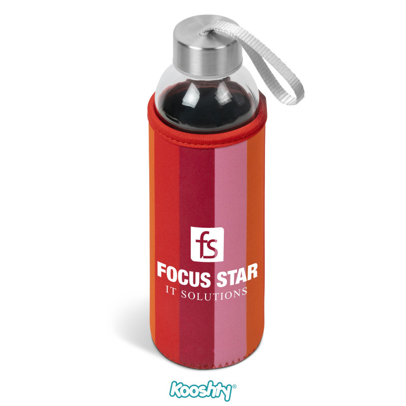 Kooshty Quirky Glass Water Bottle - 500ml
