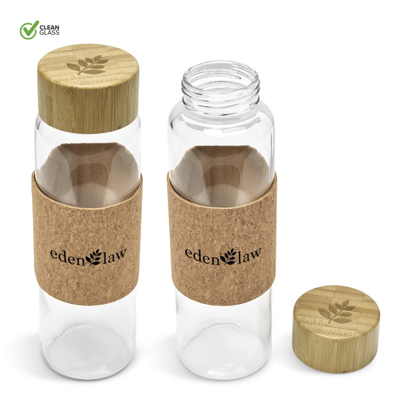 Kooshty Bamboost Glass Water Bottle - 700ml