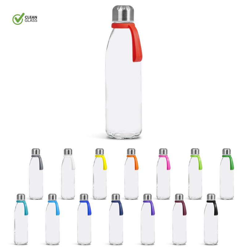 Kooshty Loopy Glass Water Bottle - 650ml 