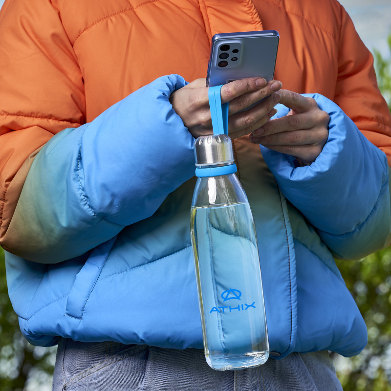 Kooshty Loopy Glass Water Bottle - 650ml 