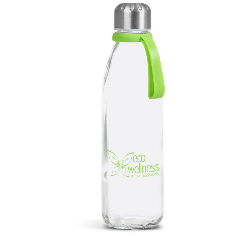 Kooshty Loopy Glass Water Bottle - 650ml 