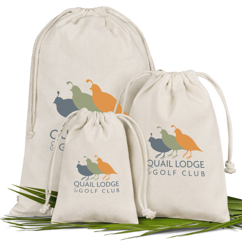 Okiyo Chikara Cotton Mini Drawstring Pouch