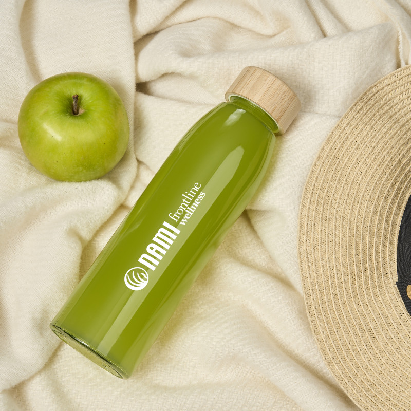 Okiyo Wabi-Sabi Glass Water Bottle - 500ml