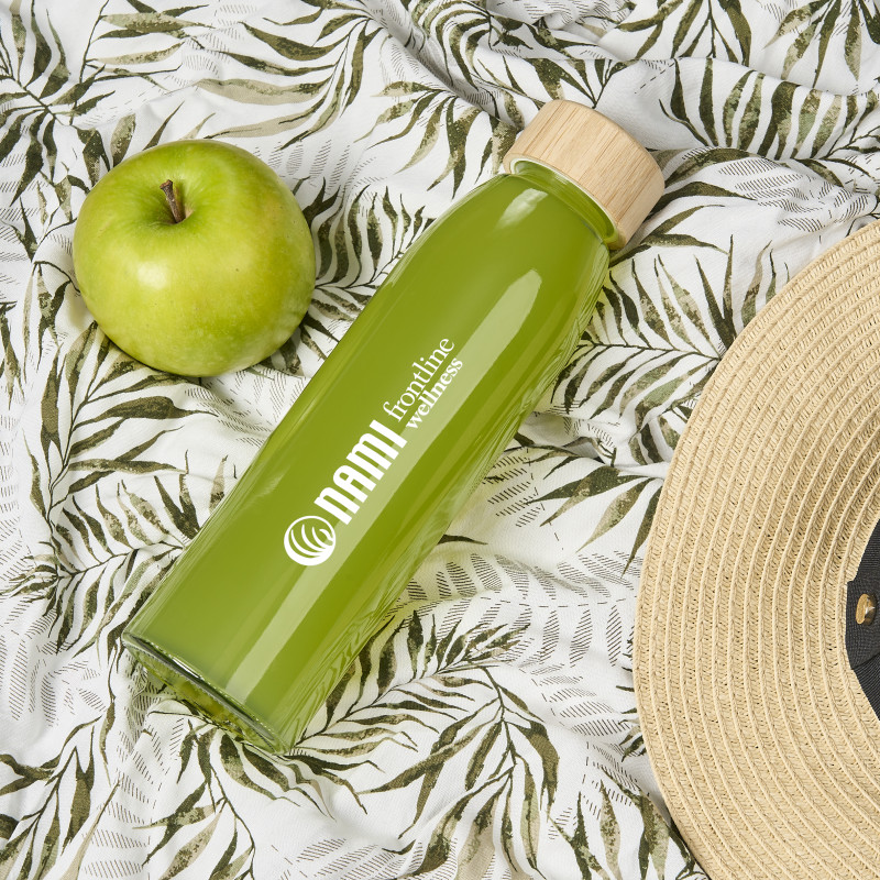 Okiyo Wabi-Sabi Glass Water Bottle - 500ml