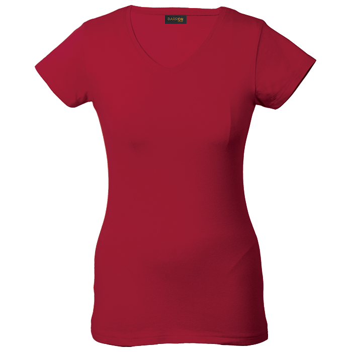 170g Slim Fit V-Neck T-Shirt Ladies