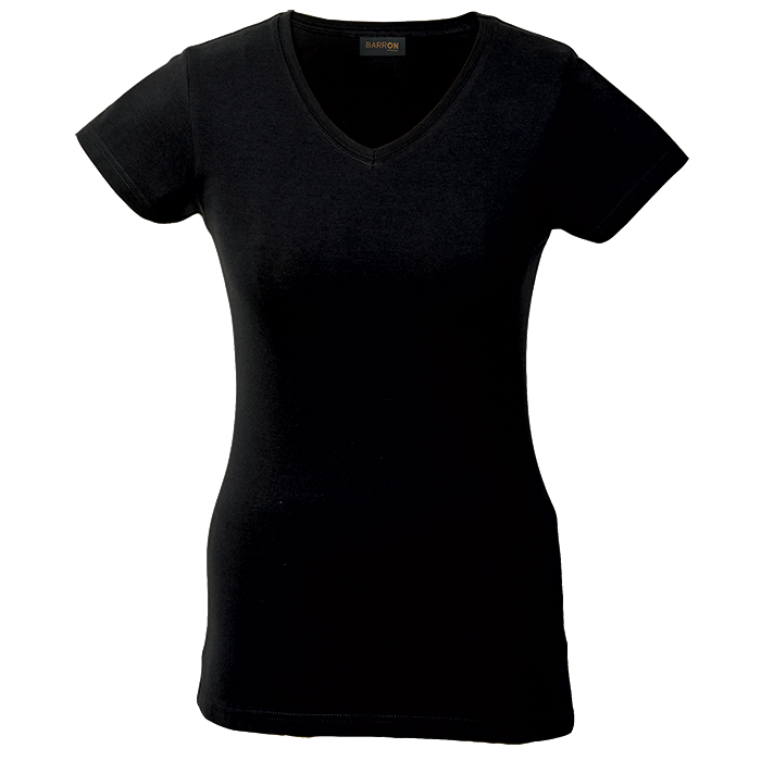 170g Slim Fit V-Neck T-Shirt Ladies