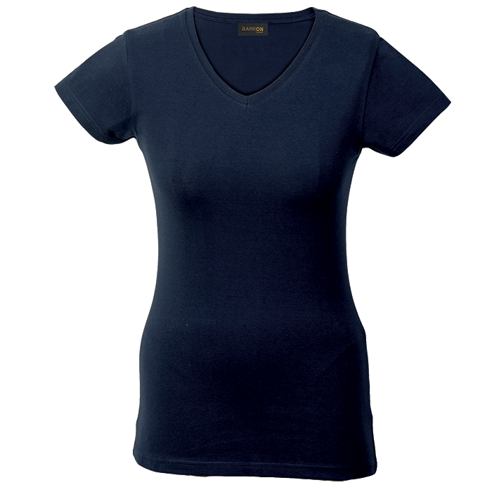 170g Slim Fit V-Neck T-Shirt Ladies
