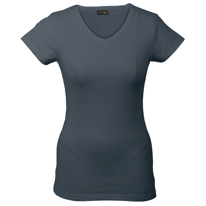 170g Slim Fit V-Neck T-Shirt Ladies