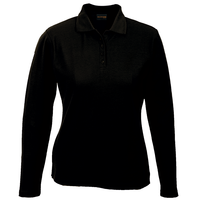 175g Pique Knit Long Sleeve Golfer Ladies