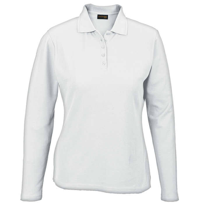 175g Pique Knit Long Sleeve Golfer Ladies