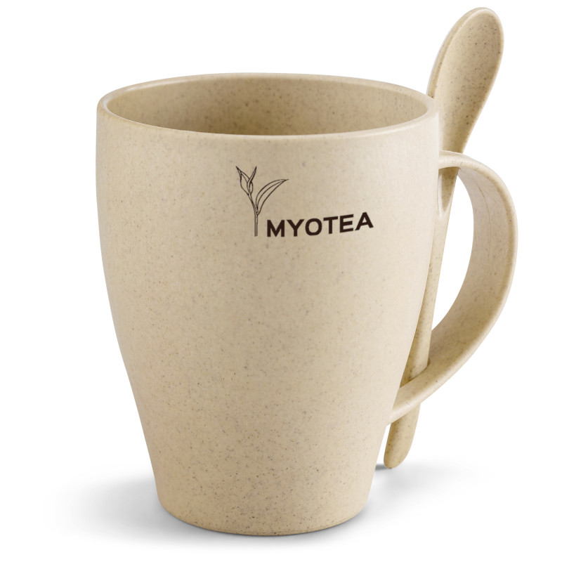 Okiyo Kawai Wheat Straw Mug Set - 350ml