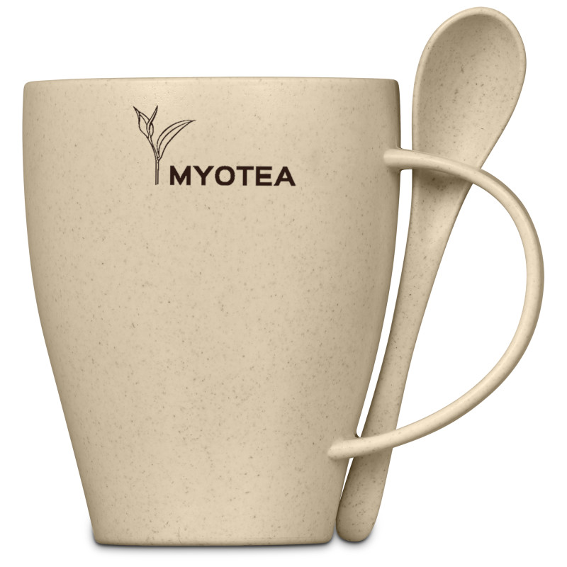 Okiyo Kawai Wheat Straw Mug Set - 350ml
