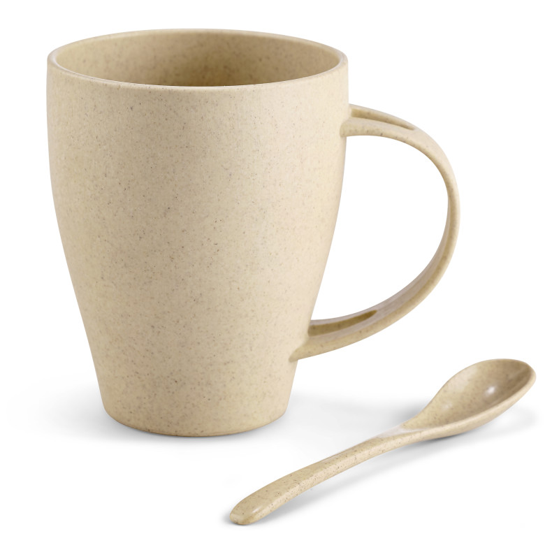 Okiyo Kawai Wheat Straw Mug Set - 350ml