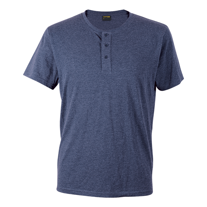 Henley Short Sleeve T-Shirt Mens