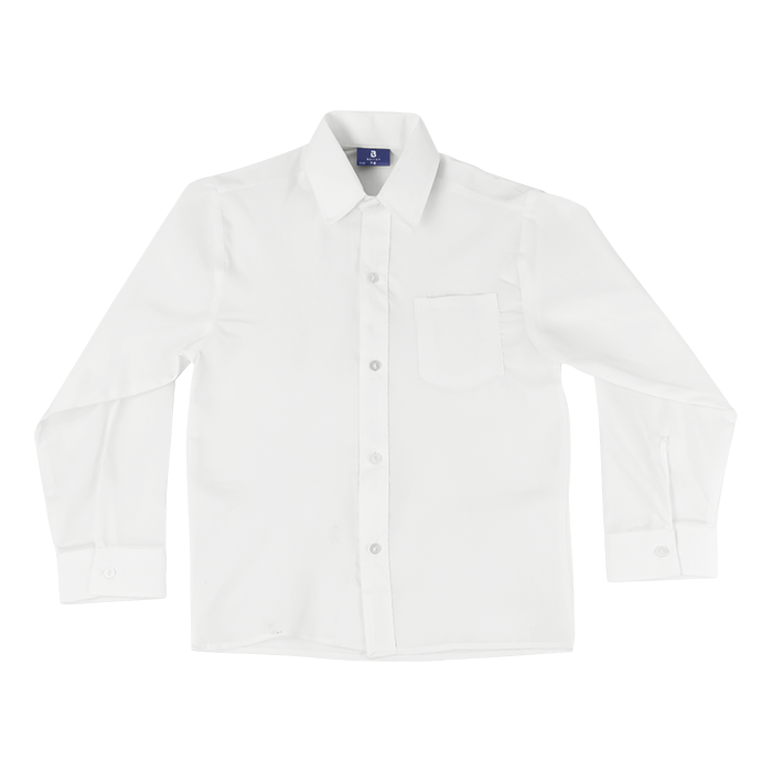 Unisex Long Sleeve School Shirt