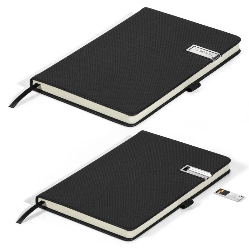 Cypher A5 Hard Cover USB Notebook - 8GB