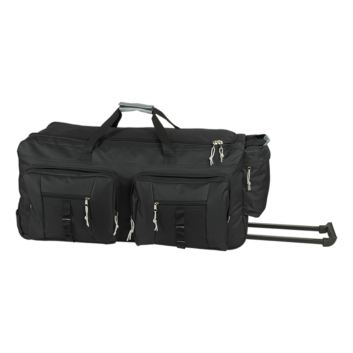 Dual Front Pocket Rolling Travel Duffel