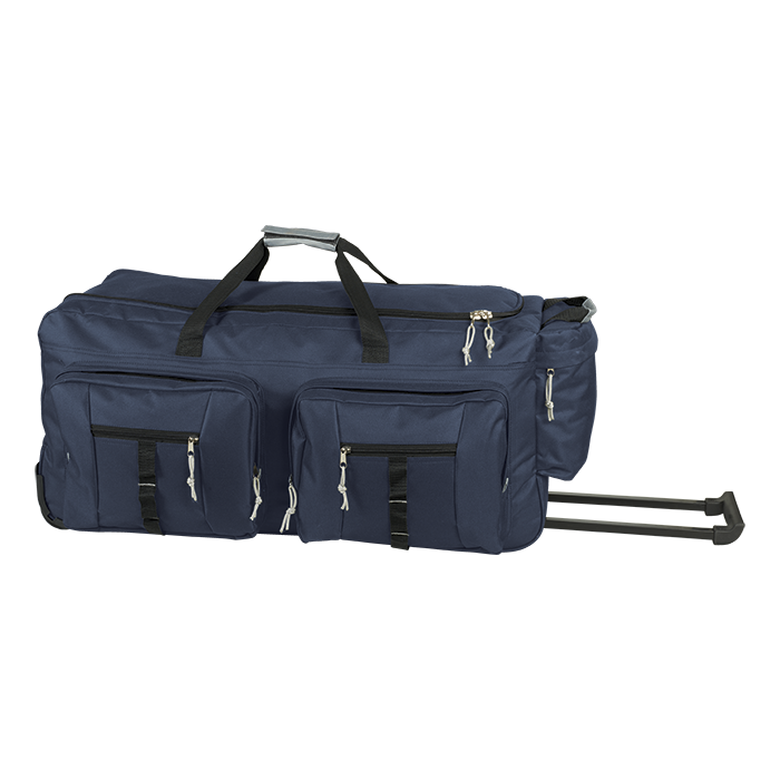 Dual Front Pocket Rolling Travel Duffel