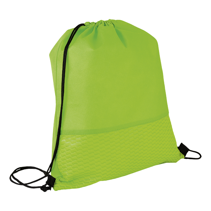 Wave Design Drawstring Bag Non-Woven