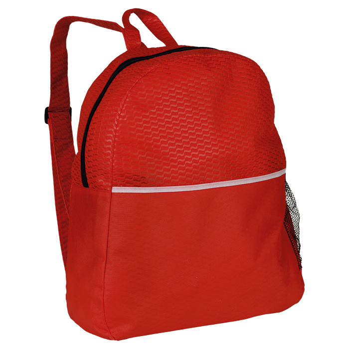 Wave Design Backpack Non-Woven