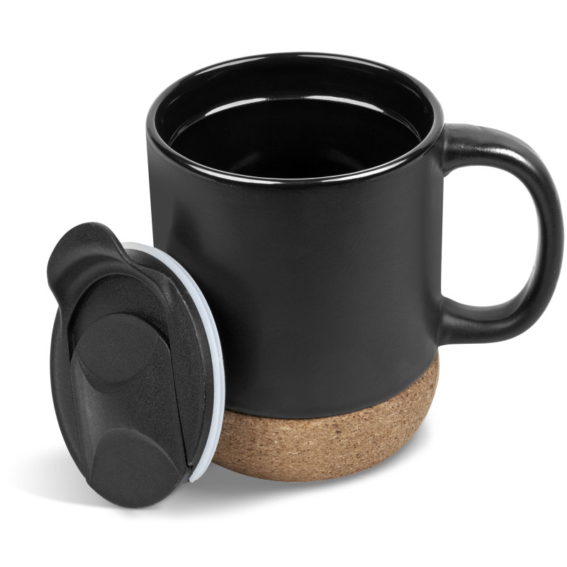 Serendipio Sienna Cork & Ceramic Coffee Mug - 340ml