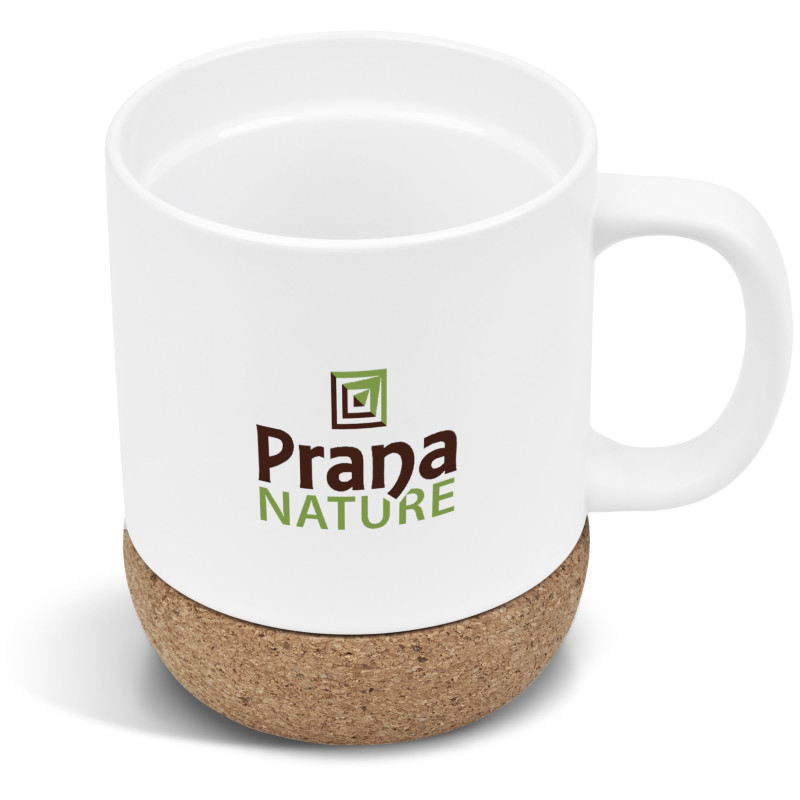 Serendipio Sienna Cork & Ceramic Coffee Mug - 340ml