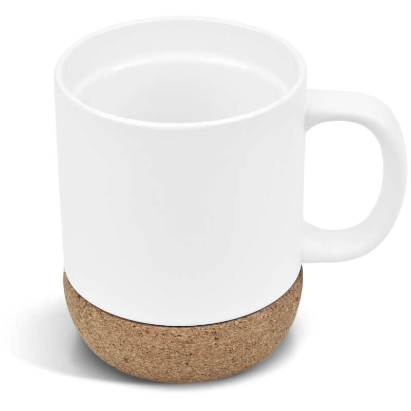 Serendipio Sienna Cork & Ceramic Coffee Mug - 340ml