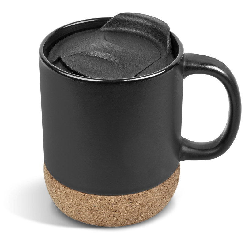 Serendipio Sienna Cork & Ceramic Coffee Mug - 340ml